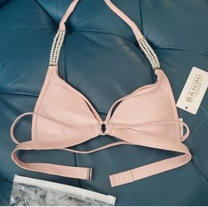 Bahimi Strappy Jeweled Bikini Top